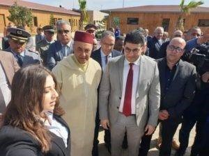 عامل إقليم بنسليمان رفقة وزير الشباب في غياب رئيس الجماعة