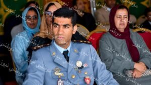 النقيب يوسف السحت قائد السرية الجوية بالصويرة