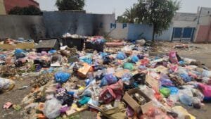 انتشار كبير للازبال في مرس الخير
