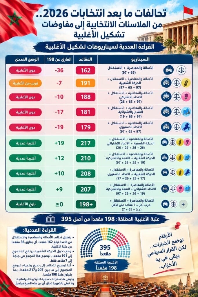لائحة التحافلات المحتملة