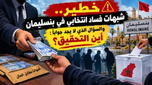 شبهات فساد إنتخابي في بنسليمان