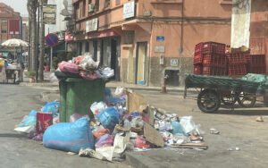 انتشار الازبال في مدينة السيبة بنسليمان